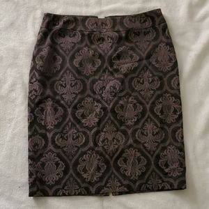 White House|Black Market Paisley Skirt Size 6